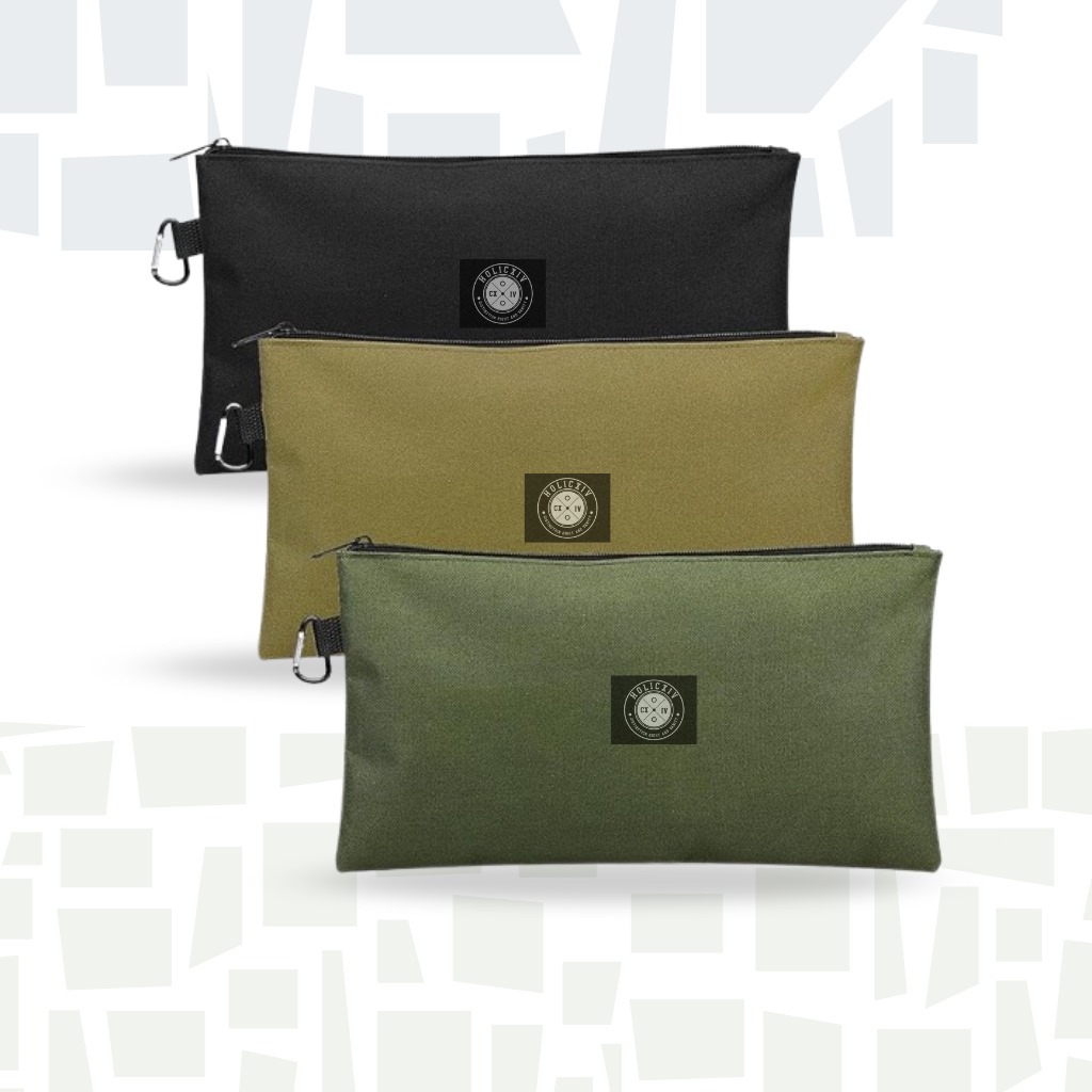 

Tempat Pensil Pouch HOLYXCIV Serbaguna – Tempat Pensil / Make Up / Alat Perkakas / Gadget – Dilengkapi Gantungan Kunci (COD)