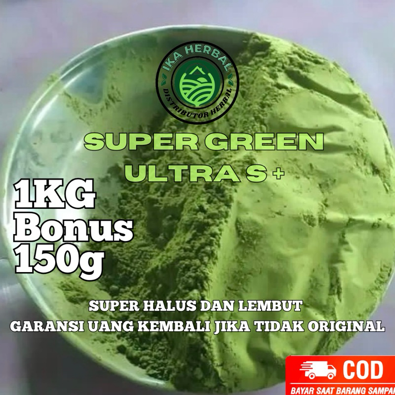 

Bubuk purlikk daun purliii hijau khas kalimantan bonus 150gram ika powder