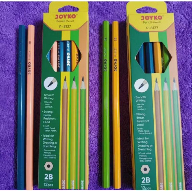

FREE CUSTOM NAMA JOYKO PENSIL P-8137 isi 12PC