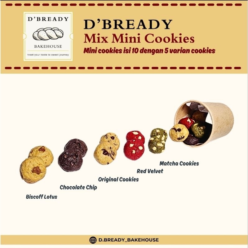 

Party Mini Cookies "ALL VARIAN