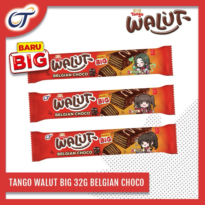 

Wafer Tango Walut Double Big Belgian Choco 2 x 32 gr