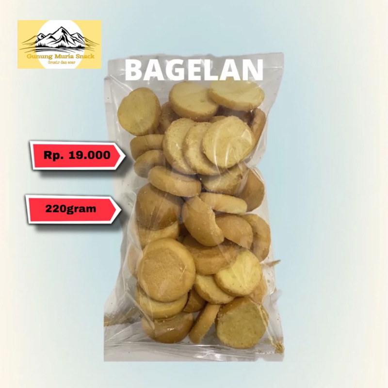 

MURAHH!! SNACK BAGELAN GOSYEN SNACK ECERAN RENYAH 220gram Gunung Muria SnackC