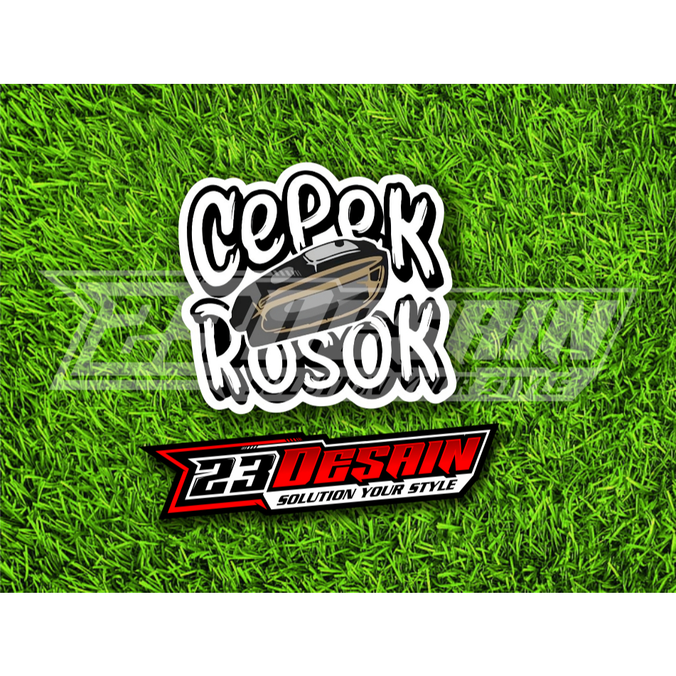 Stiker Cepek Rosok GL 100 | Stiker GL 100 Cepek STIKER GL CEPEK