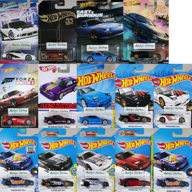 hot wheels '96 1996 nissan 180SX type X hw race team nightburnerz speed Graphics workshop forza hori