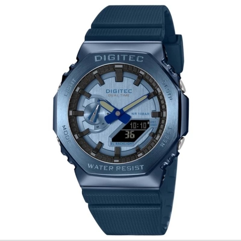 Jam Tangan Pria Digitec Original Digitec Steel Original