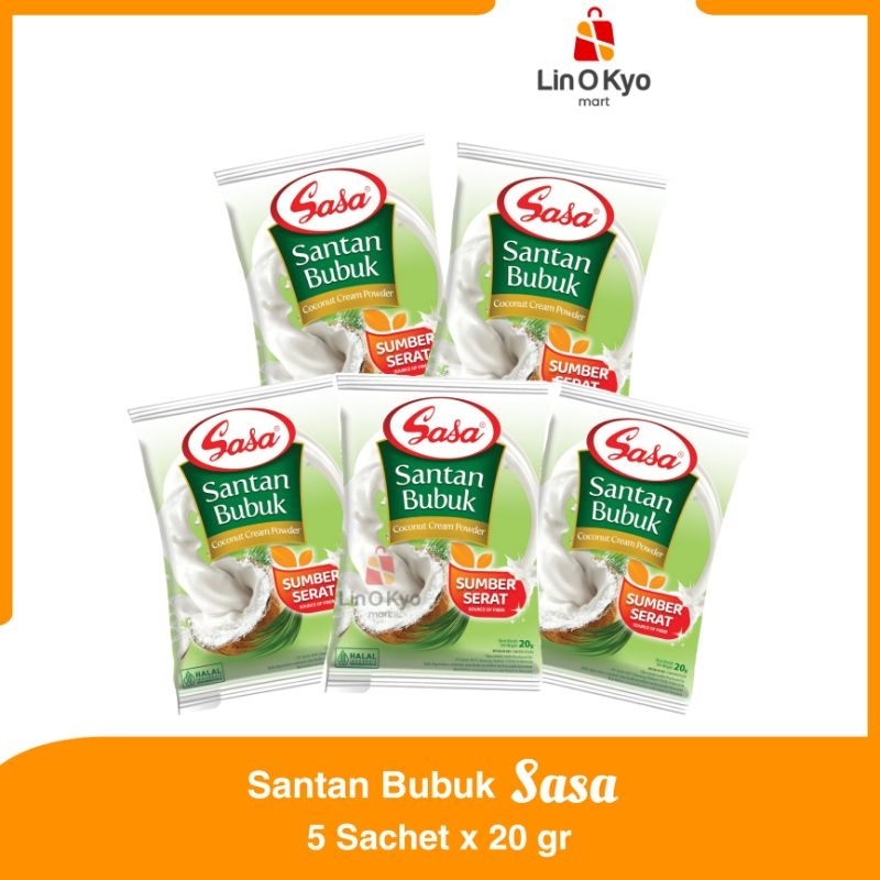 

SASA Santan Bubuk 5 Sachet x 20 gr