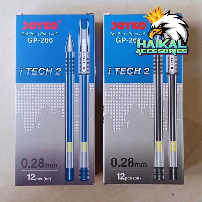 Pulpen Pena Bolpen Hi-tech I Tech 2 Joyko Pulpen Gel Joyko GP-266