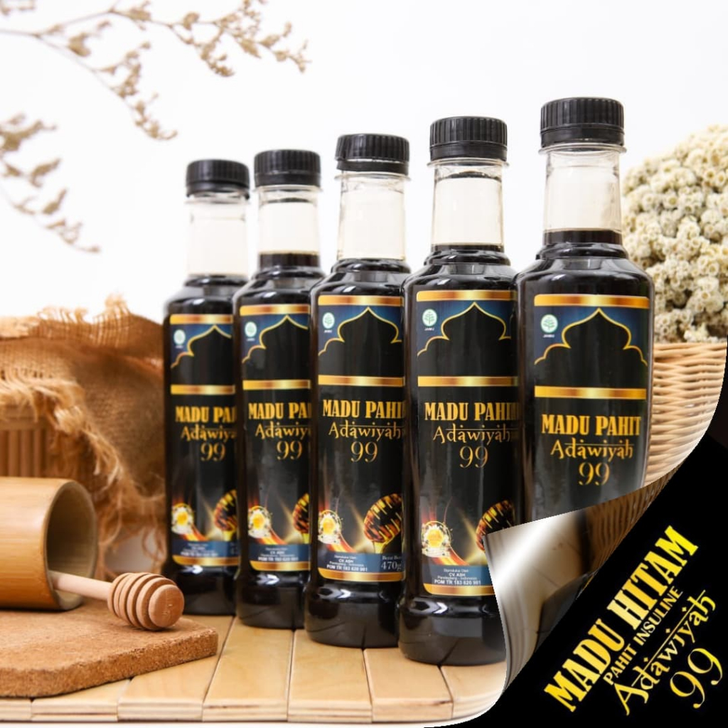 

Madu Hitam Pahit Herbal Alami Adawiyah99 Original