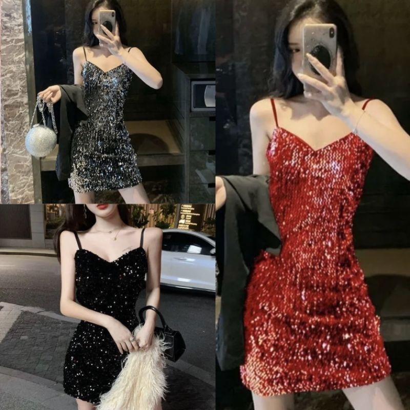 Mini Dress Premium Import Bangkok Dress Wanita Import Dress BKK Dress Bangkok Bodycon Dress Baju BKK