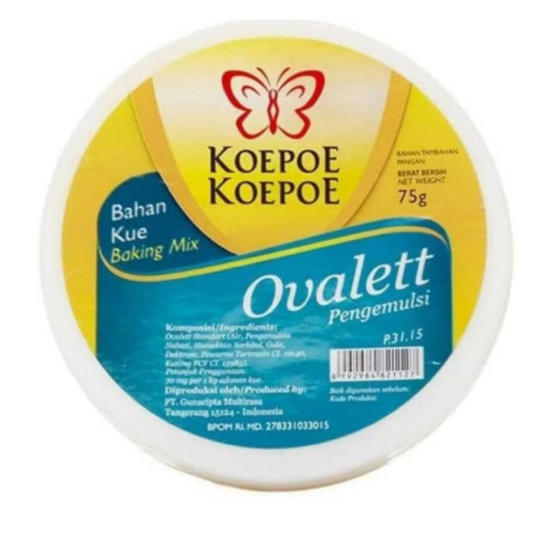 

Koepoe Ovalet 75g