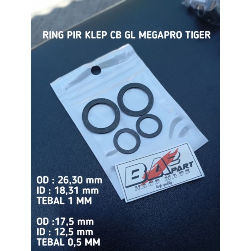 ring pir klep honda tiger gl megapro cb gl100 set besar & kecil ring per klep honda tiger cb megapro