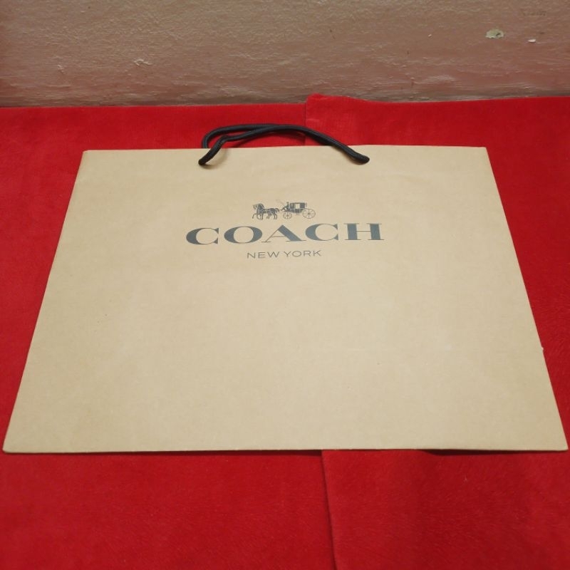 

KANTONG BELANJA PAPERBAG BRANDED AUTHENTIC ORIGINAL COACH NEW YORK PAPER BAG