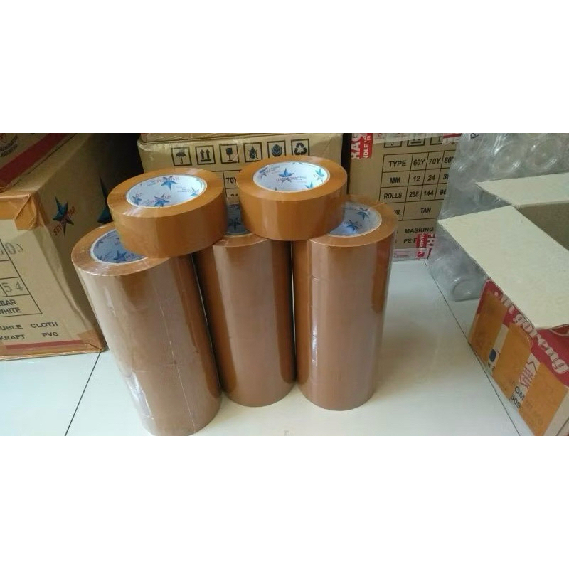 

lakban 200 yard 45mm murah meriah