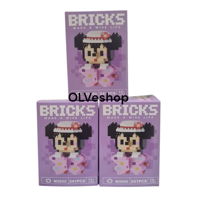 Bricks make a wise life Disney friend bricks nano