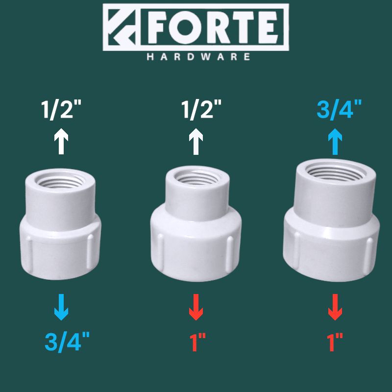 SDD Reducer PVCU / Sock Drat Dalam Semua Sisi Overloop Reducer UPVC / PVCU Nepel Reducer Overloop Ve