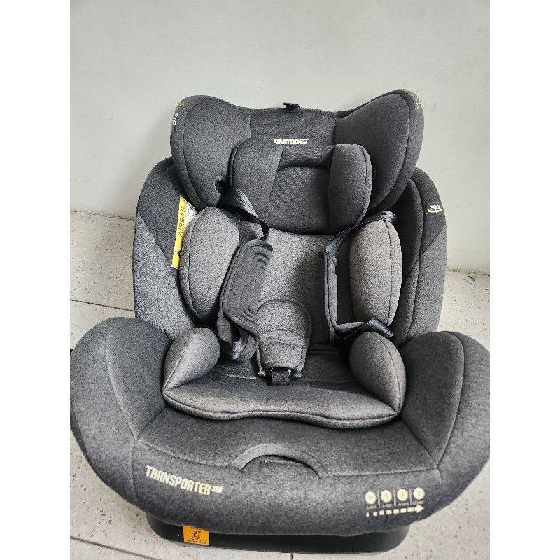 Preloved Babydoes CH-WW 8738 SN Transporter 360° Car Seat / Car seat Babydoes transporter 360 rotate