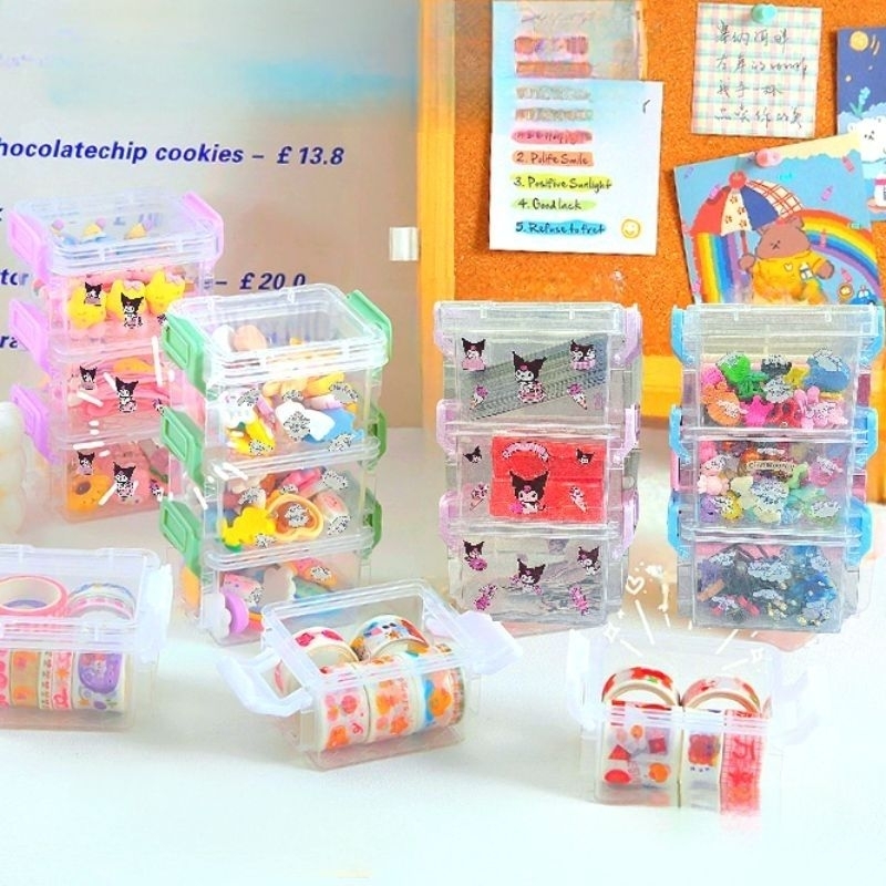 

BX2872 Storage Box 3 Tingkat Free Sticker