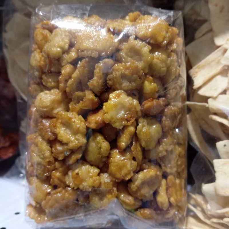 

emping gepuk manis siap makan berat 500g
