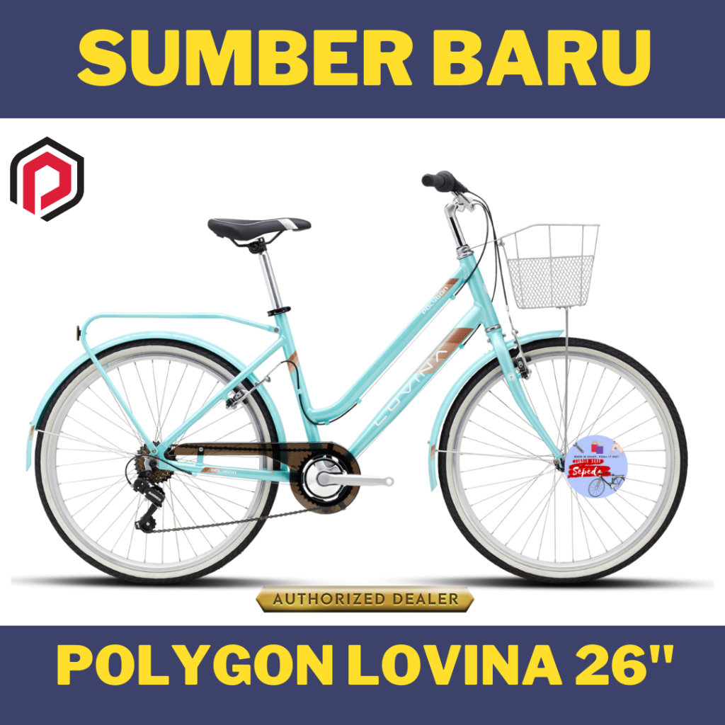 Sepeda Mini Keranjang Polygon Lovina 26"