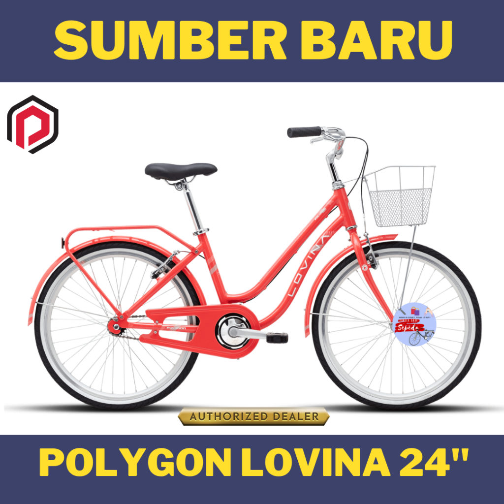 Sepeda Mini Keranjang Polygon Lovina 24"