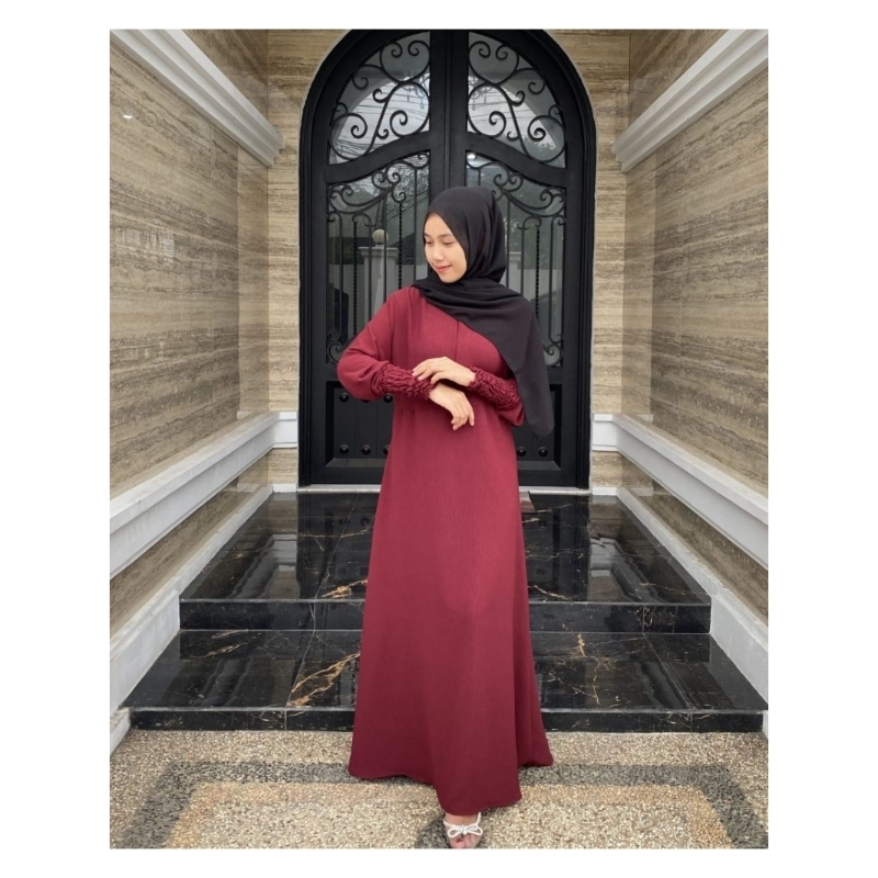 Gamis Amira dress crinkle