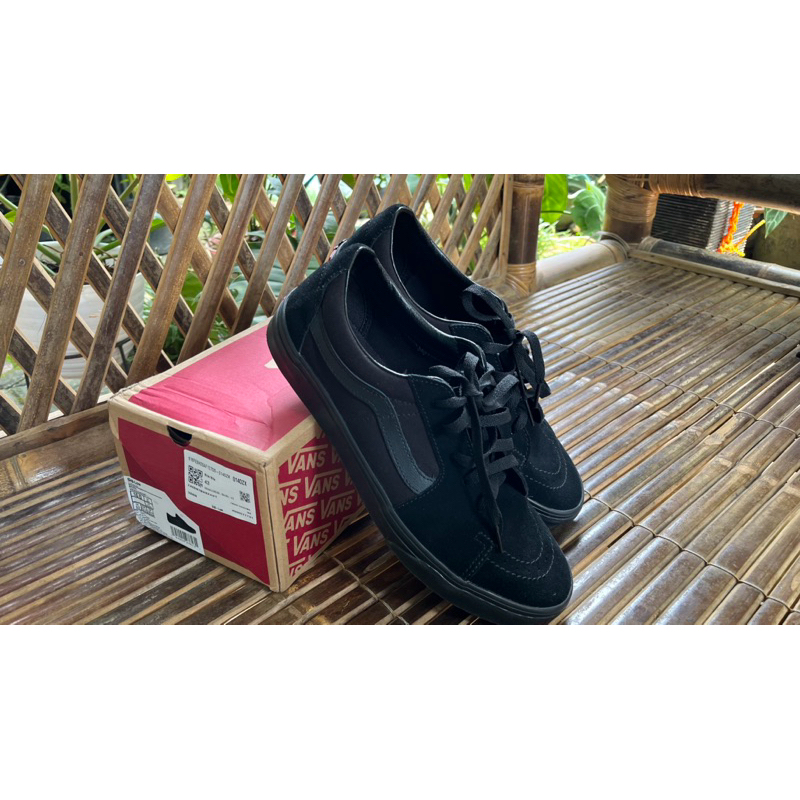 vans sk8 low full black
