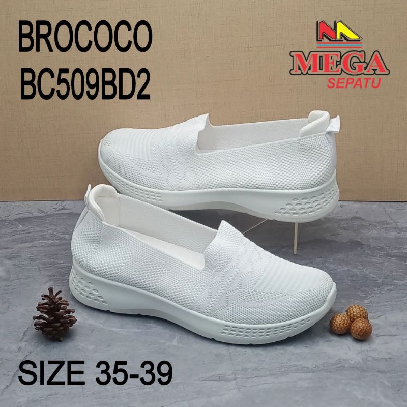 SEPATU JAMA'AH HAJI DAN UMROH TERBARU MEREK BROCOCO BC509BD2 PUTIH