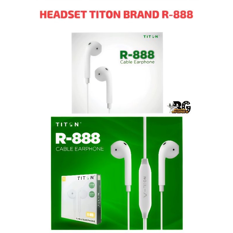 HEADSET TITON BRAND R-888 CLEAR SOUND
