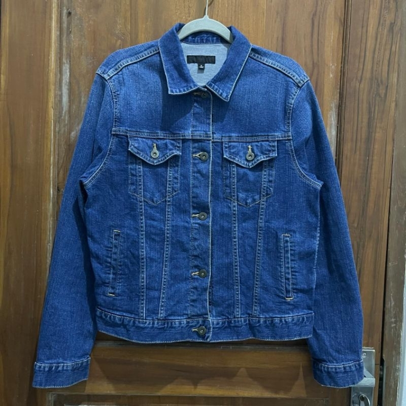 JAKET JEANS UNIQLO SECOND | COD