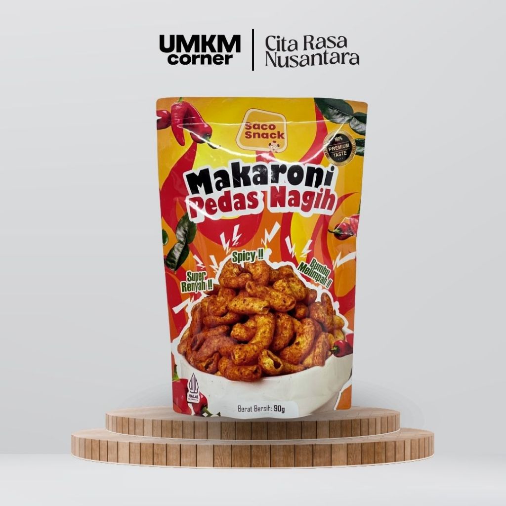 

Makaroni Pedas Nagih / Makaroni Enak / Makaroni Pedas / Kriuk Makaroni