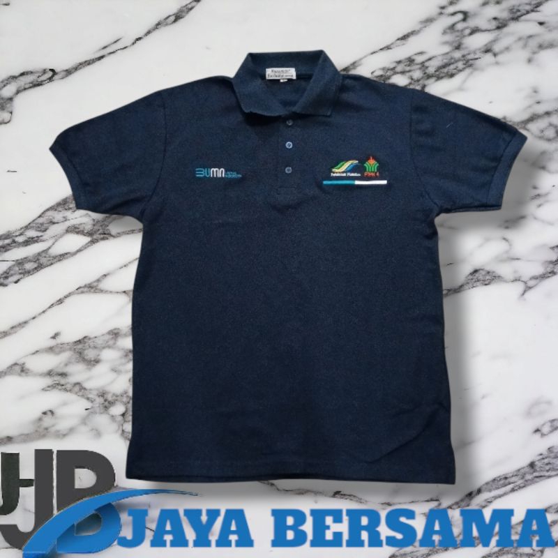 Kaos Kerah polo bumn perkebunan Nusantara dan ptpn4 full bordir