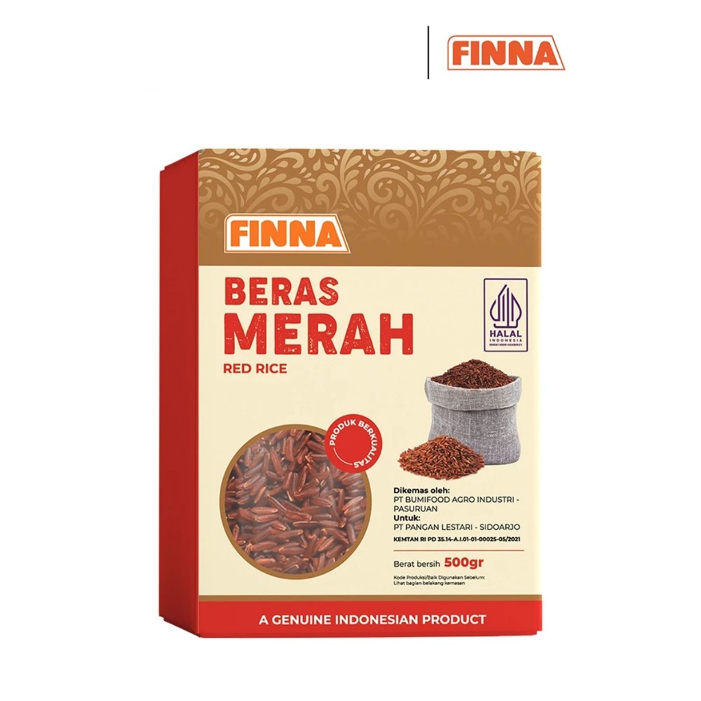 

FINNA AGRI BERAS MERAH 500GR / Beras Merah