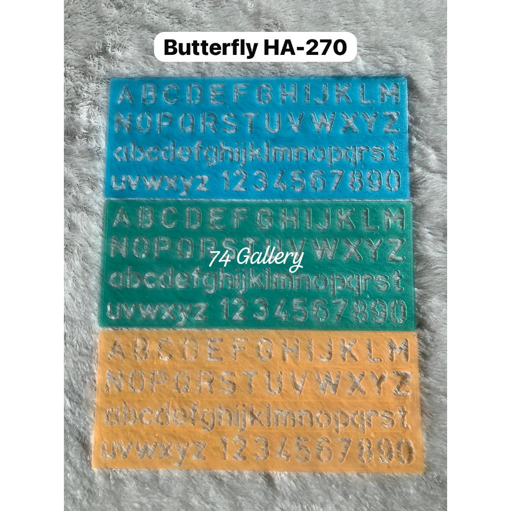 

BUTTERFLY GARISAN ABJAD HA-270