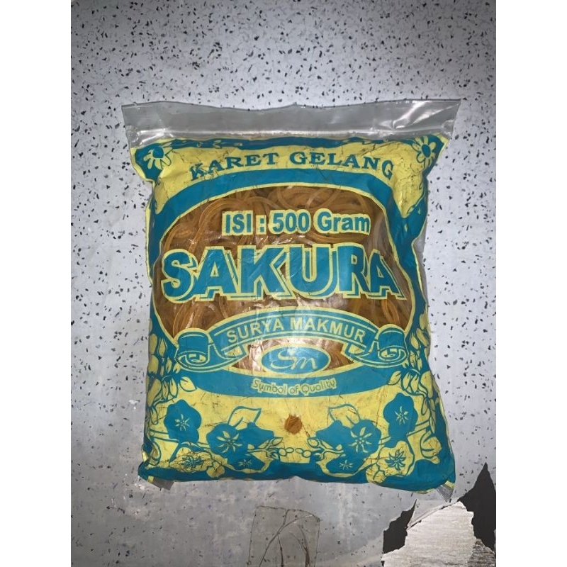 

Karet Gelang Sakura Kuning 500gr