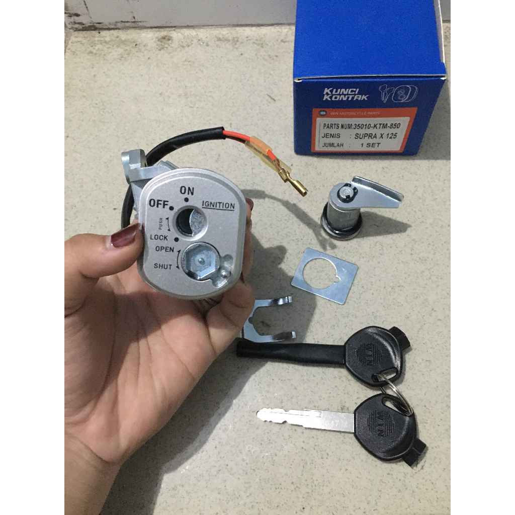 Kunci Kontak Assy SUPRA X 125 2004 2005 2006 2007 2008 2009 2010 2011 2012 2013 Merk WIN