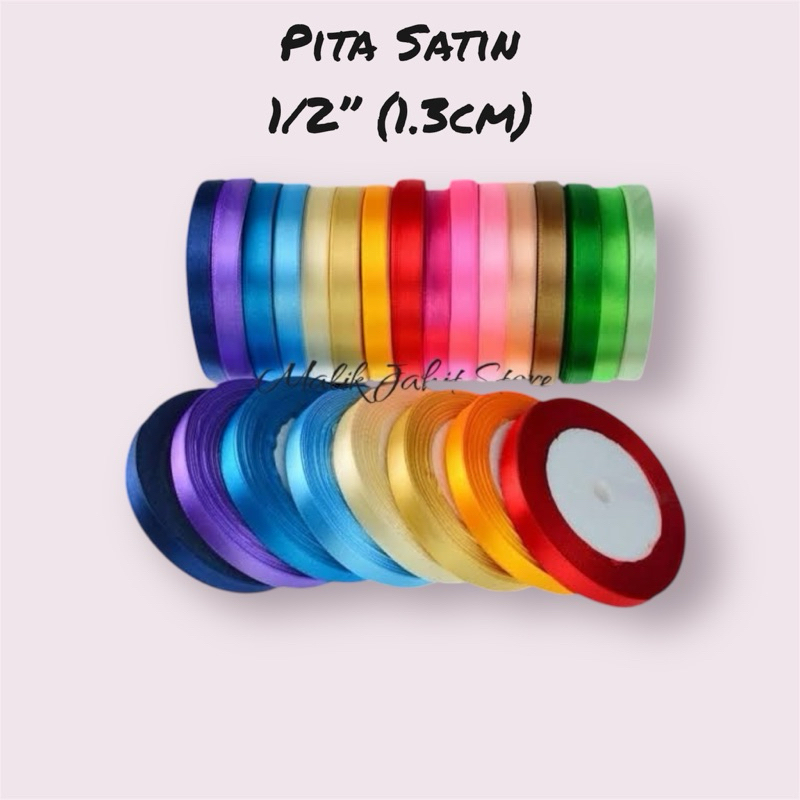 

pita satin 1/2” (1,3cm) 1” (2,5cm) 1,5” (4cm) 2” (5cm)