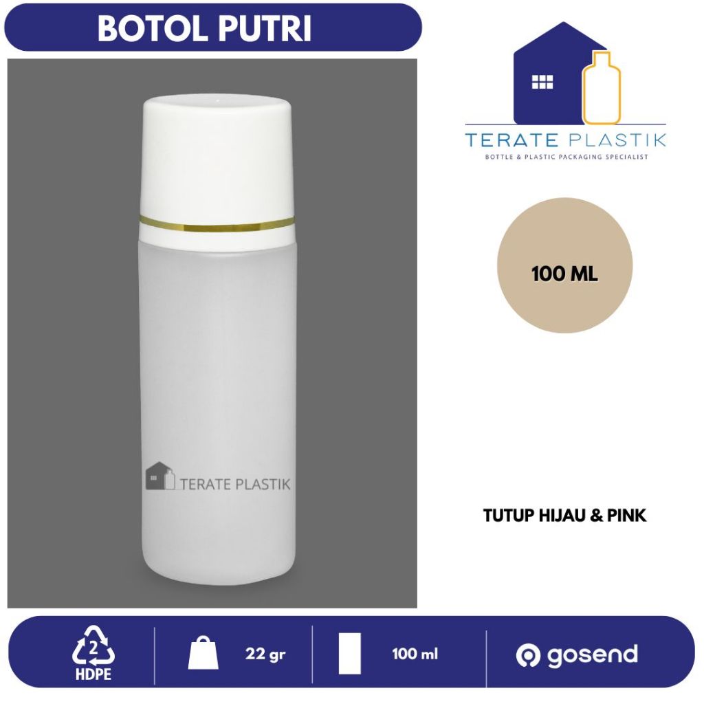 Botol Toner Putri 100ml | Terate Plastik Bandung