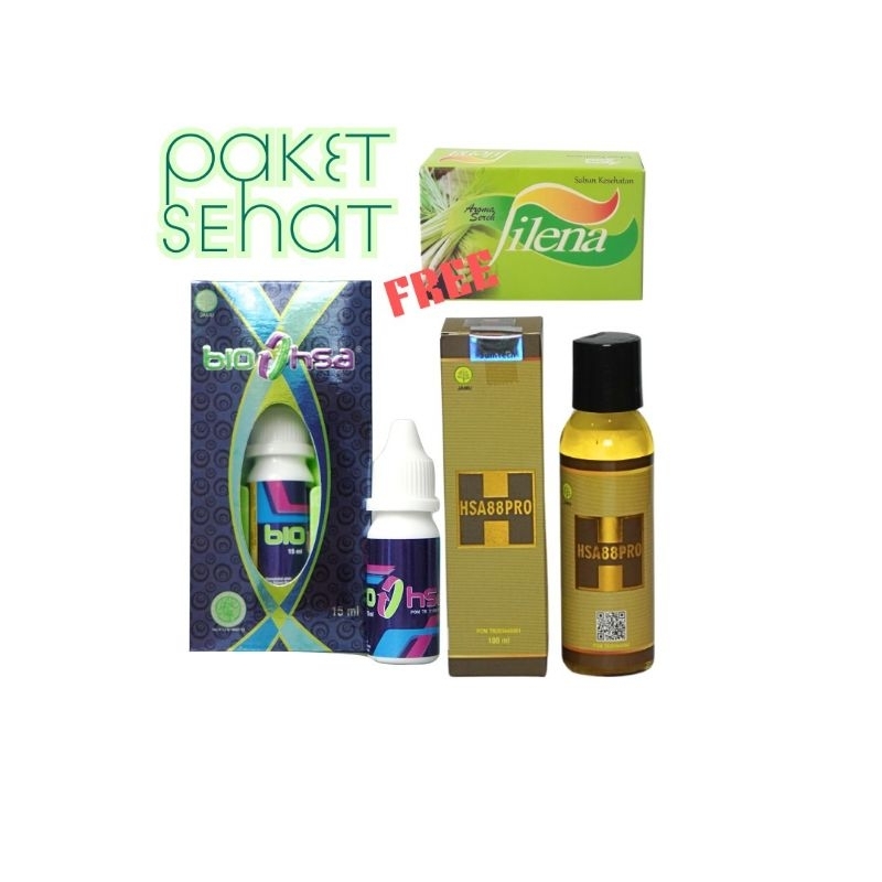 Bio Hsa 15 ml + Minyak HSA88 PRO gratis sabun jilena