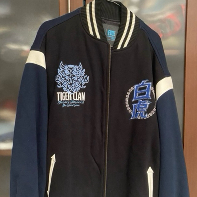 FTH x EVOS ESPORTS “For The Honour Tiger Clan” Varsity Jacket w/ box second hand size XXL LIMITED ED