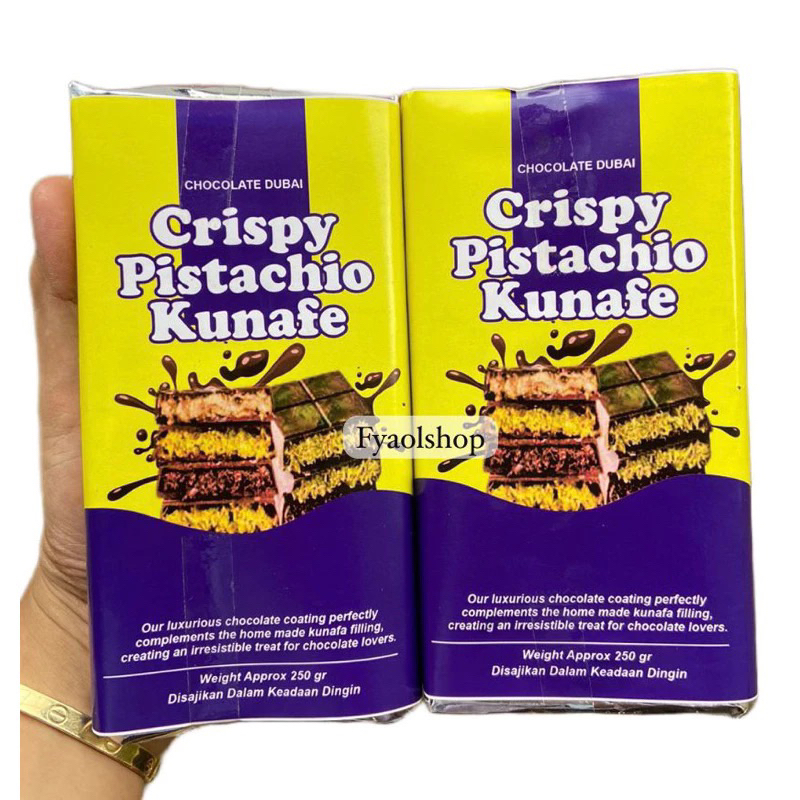 

COKLAT DUBAI CRISPY PISTACHIO KUNAFE LUMER UK 250gr