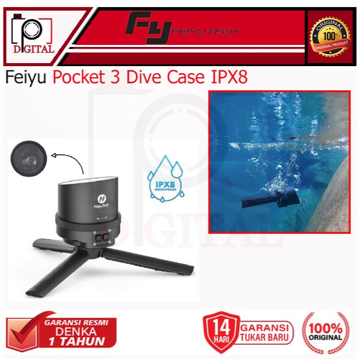 Feiyu Pocket 3 Dive Case IPX8 Waterproof Case for Feiyu Pocket 3