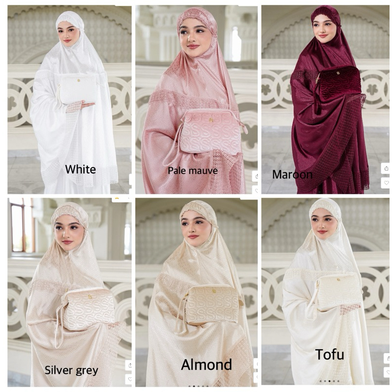 Lavish Tapis Prayer Robe Buttonscarves mukena