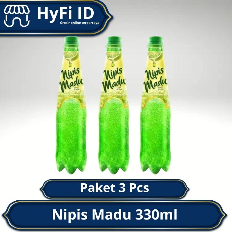 

Nipis Madu Paket Asik 3 Pcs - Nipis Madu 330ml - Minuman penyegar dengan perpaduan rasa jeruk nipis dan madu kaya akan vitamin C
