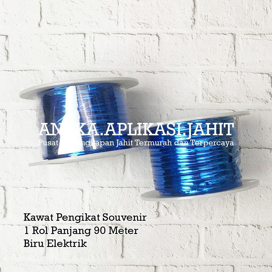 

KAWAT PENGIKAT SOUVENIR / TWIST TIE JUAL PER ROL (1 ROL = -/+ 90 METER) KAWAT LILIT HIAS