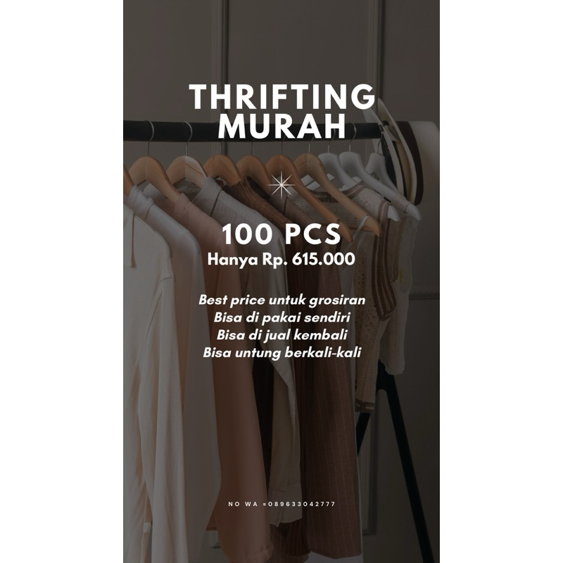 ball Medan thrifting murah grosir baju wanita