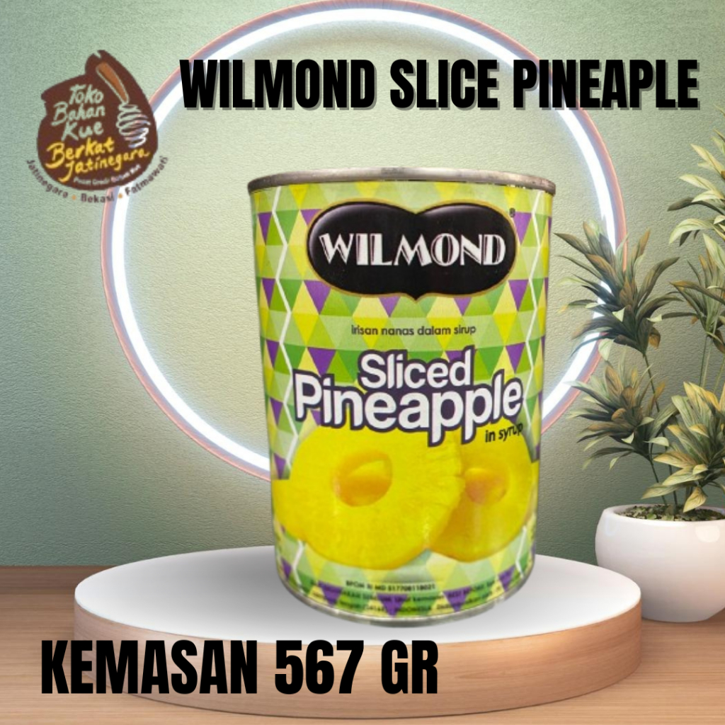 

WILMOND PINEAPPLE KEMASAN 567 GRAM / BUAH KALENG NANAS / CTN