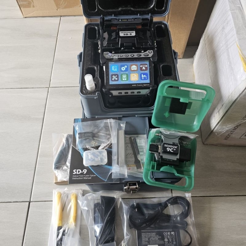 fusion splicer sendun sd9 / SPLICER SENDUN SD-9 6 MOTOR