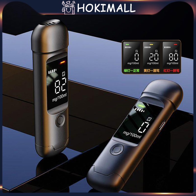 Alat Tiup Portabel Pengukur Kadar Alkohol Tes Kemabukan Digital