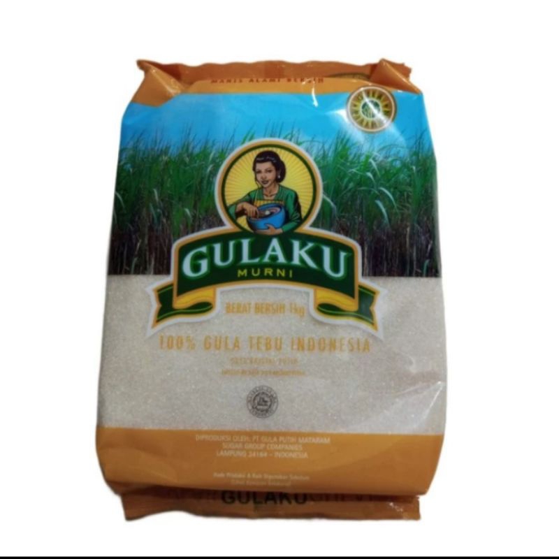 

Gula Pasir Kuning Gulaku 1 Kg