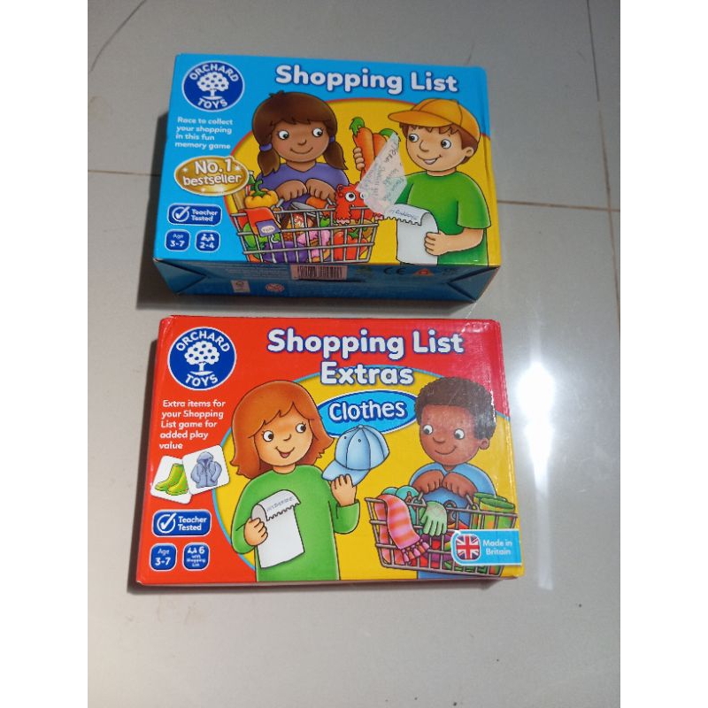 paket shopping list Orchard toys+smart